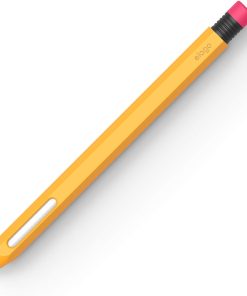 elago Compatible with Apple Pencil Pro Case & Apple Pencil 2nd Generation Case. Compatible with Magnetic Charging. Double Tap. Squeeze. Haptic (Must Read Installation Instructions) (Yellow)